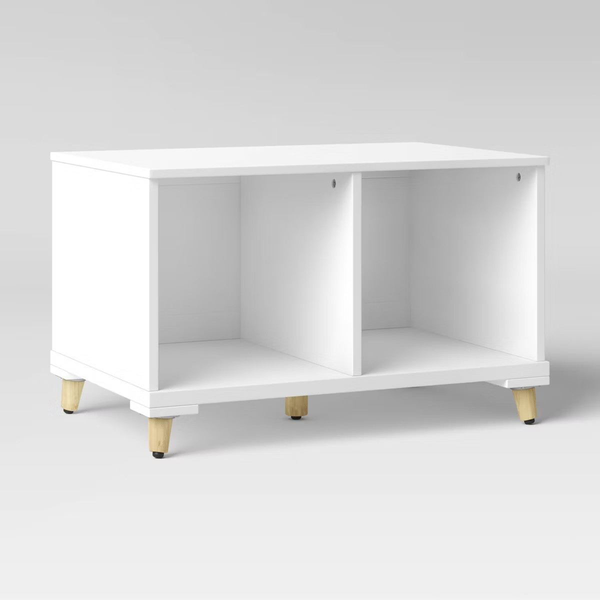 Modern Kids' Toy Storage Bench - Pillowfort™: White MDF Decorative Cabinet, Divided Storage, 28... | Target