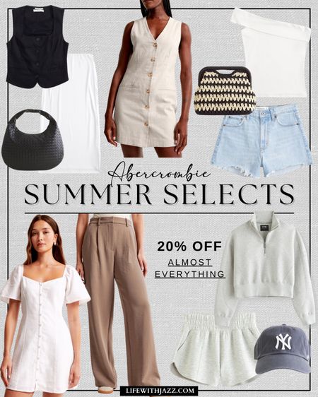Take 20% off almost everything at Abercrombie this weekend! Sale ends 5/27 

- ive linked to recent favorites im loving + similar styles for most items that are low-in stock 

•Harper pants - compared to the Sloane pants, the Harper pants are wider legged, I’m 5’4” and got them in size 25 in the regular length. If you’re under 5’4”, I reccomend getting the extra petite or petite lengths 

• white knit skirt - very comfortable, bump friendly

• gray matching set - love this for lounging around or to run errands in! 

#LTKSaleAlert #LTKFindsUnder100