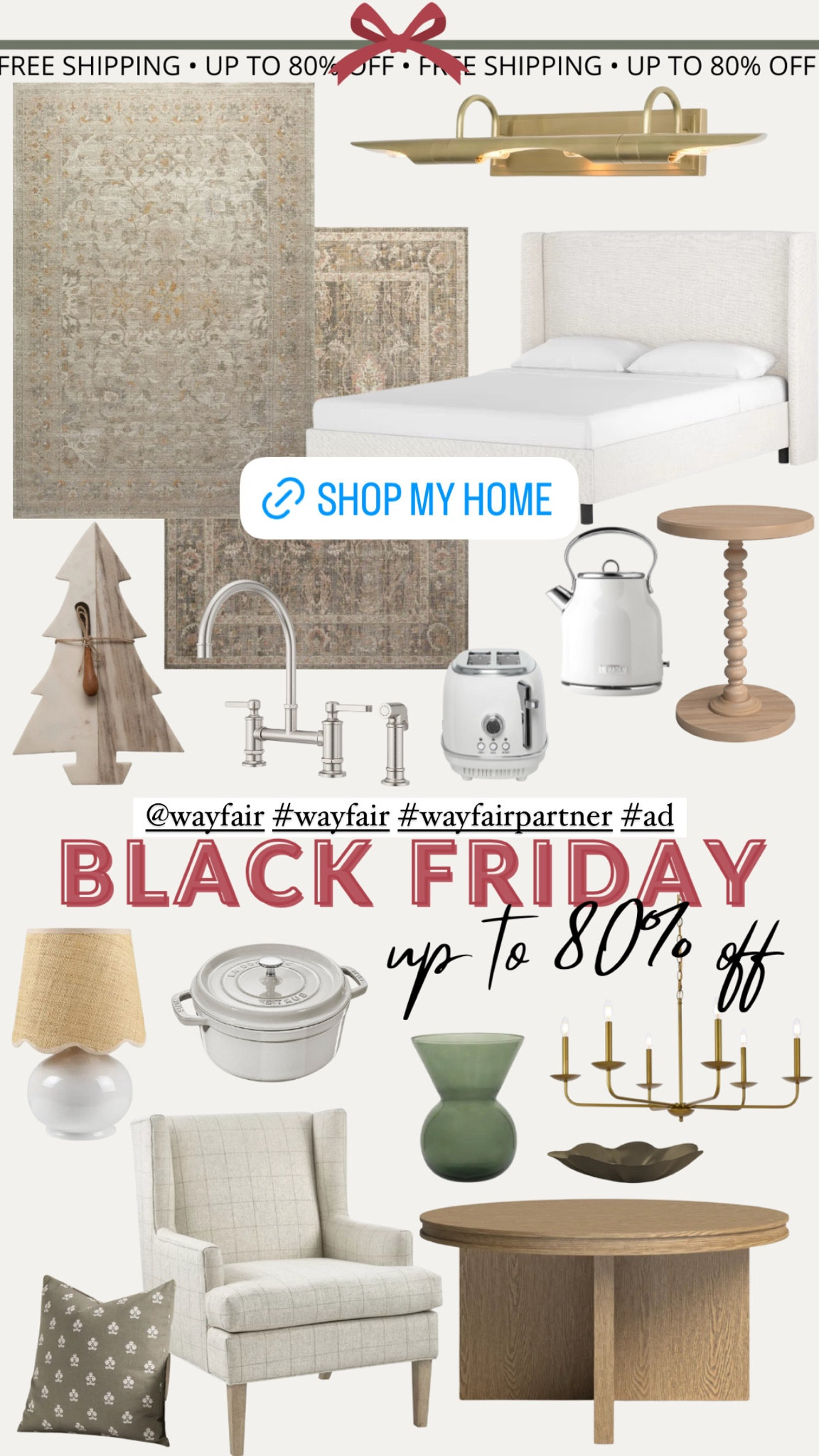 #ad From cozy armchairs to the perfect coffee table, @Wayfair has truly helped me 
create a home I love. ✨✨ Right now, you can find all my favorite pieces at up to 80% off
with FREE shipping during Wayfair’s Black Friday sale! If you’re looking to refresh your
space, don’t miss these amazing deals! #Wayfair #WayfairPartner 

#LTKCyberWeek #LTKSeasonal #LTKHoliday