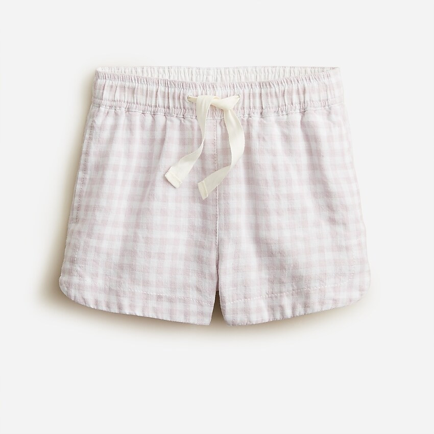 Girls' fishtail-hem short in linen | J. Crew US