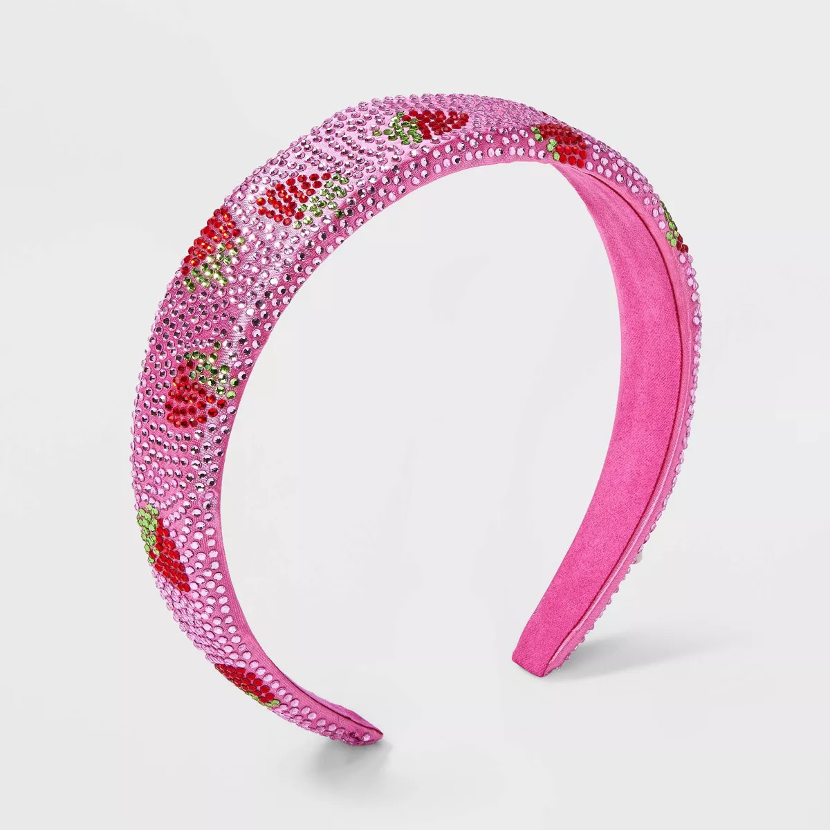 Girls' Sequin Strawberry Headband - Cat & Jack™ Pink | Target