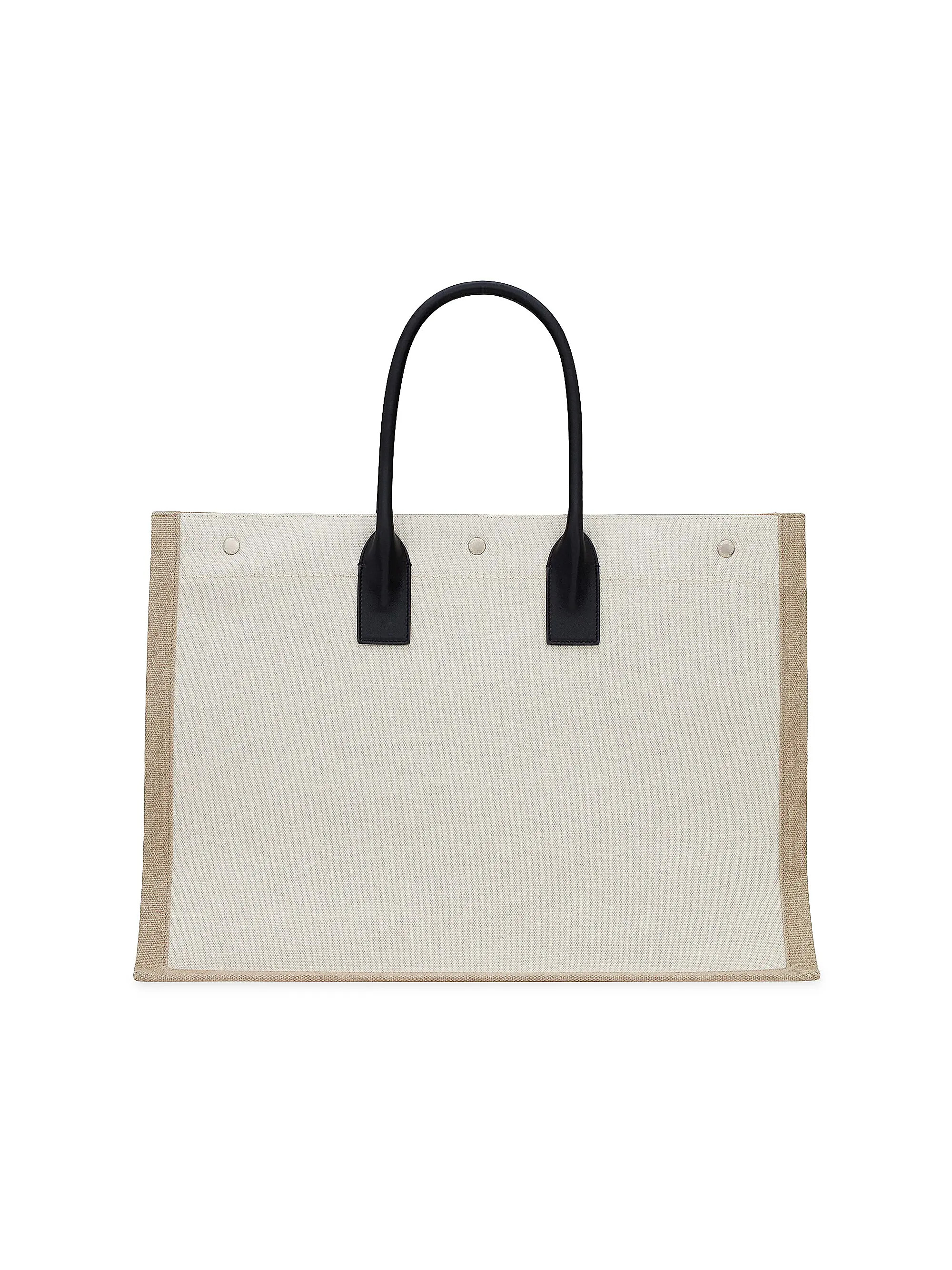 Rive Gauche Tote in Canvas | Saks Fifth Avenue