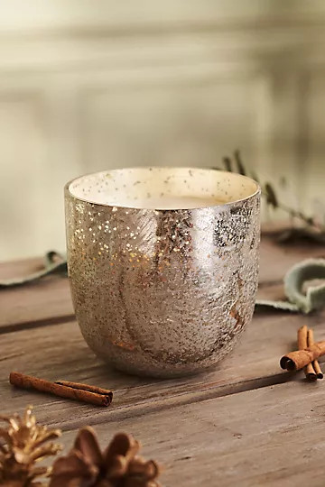 Illume Mercury Glass Candle, Balsam + Cedar | Anthropologie (US)
