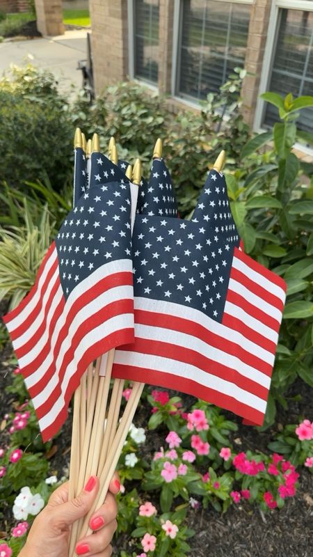 Flags for memorial day weekend & fourth of july to put in your yard or planters


#LTKSeasonal #LTKFindsUnder50 #LTKHome