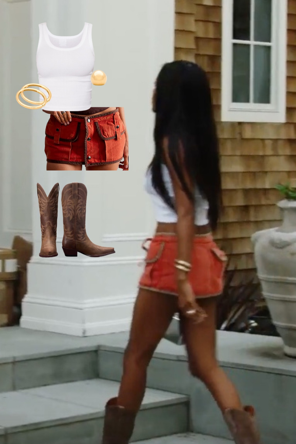 Summer House Episode 1 - Skirt outfit! 

skirt l skort l summer l boots l cowboy bootss