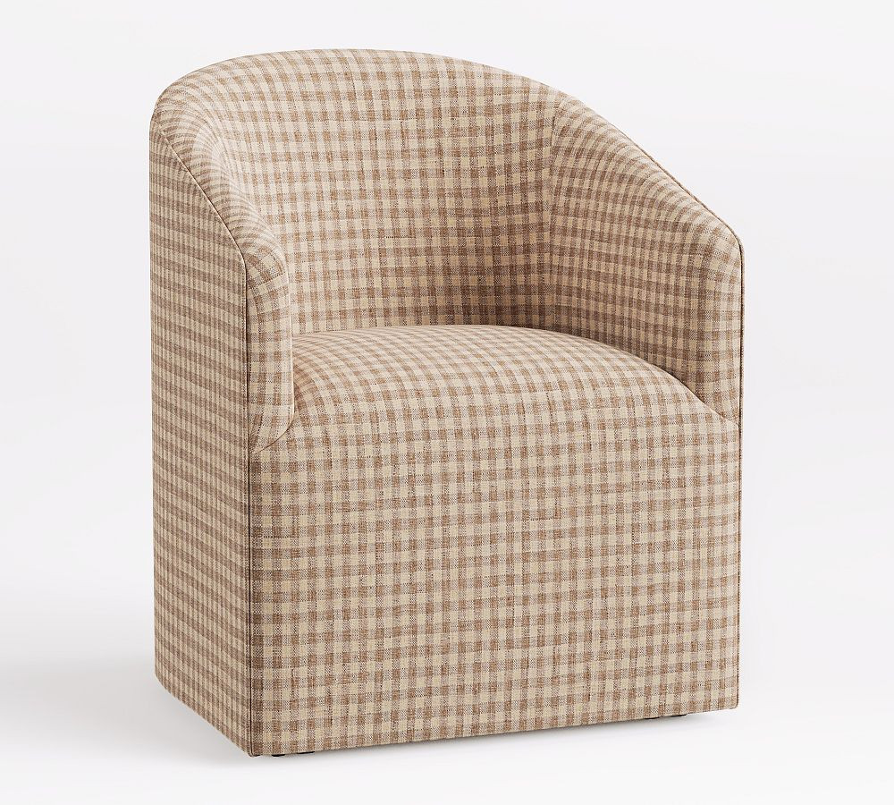 Baldwin Upholstered Barrel Back Dining Chair | Pottery Barn (US)