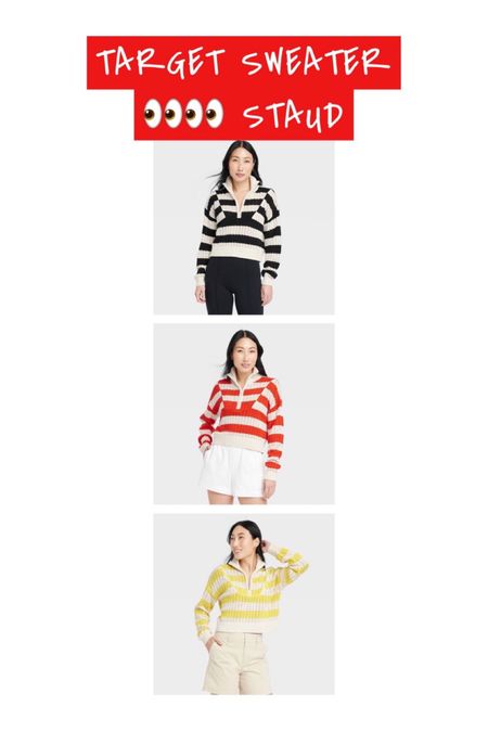 STAUD SWEATER STYLE AT TARGET
on sale now 

#LTKTravel #LTKWorkwear #LTKStyleTip