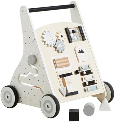 Beright Wooden Baby Walker Push and Pull Learning Activity Walker Kids’ Activity Toy Multiple A... | Amazon (US)