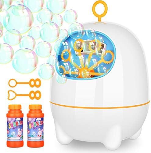 Amazon.com: Victostar Bubble Machine, Automatic Bubble Machine for Kids with Bubbles Solutions Bu... | Amazon (US)