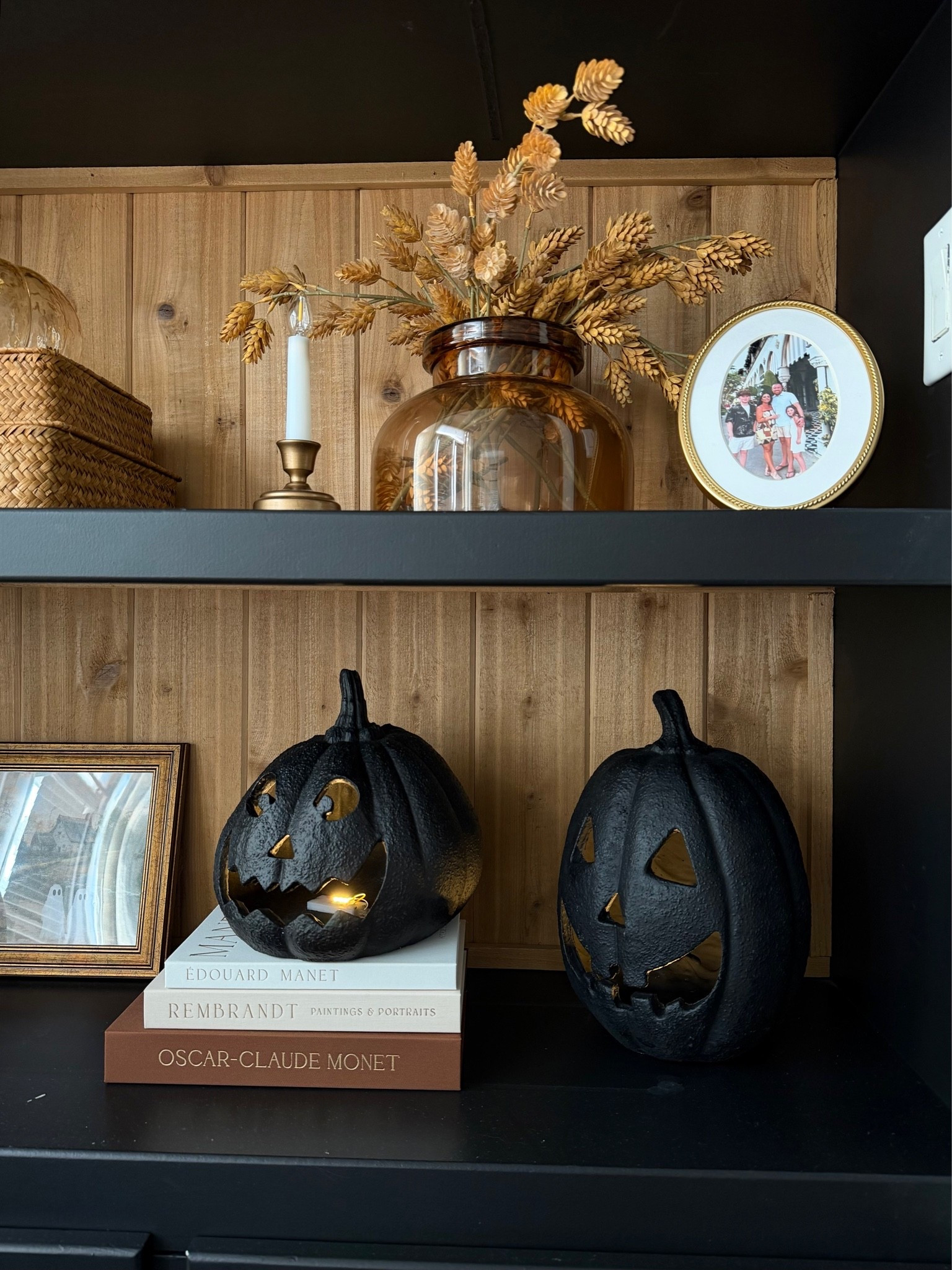 Black Jack o lanterns! So cute to style a shelf 🎃

#LTKdayinmylife #LTKSeasonal #LTKHome