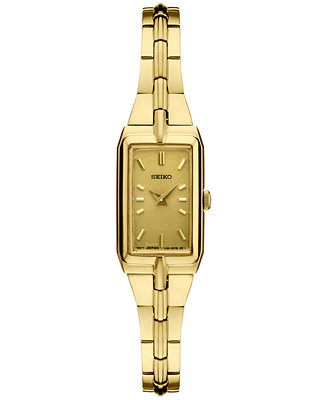 Women's Essential Gold-Tone Stainless Steel Bracelet Watch 15mm | Macy's