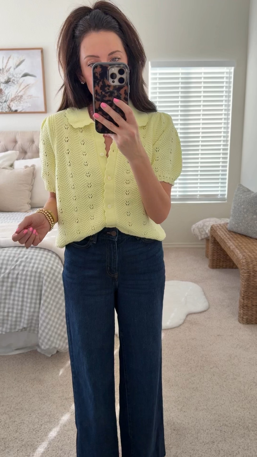 The sweetest spring sweater from Walmart that looks like Jcrew or Anthro! Wearing a medium 
-2 regular in jeans
Last weeks most loved on @stylingwithkayla 

#LTKootd #LTKSeasonal #LTKmomlife