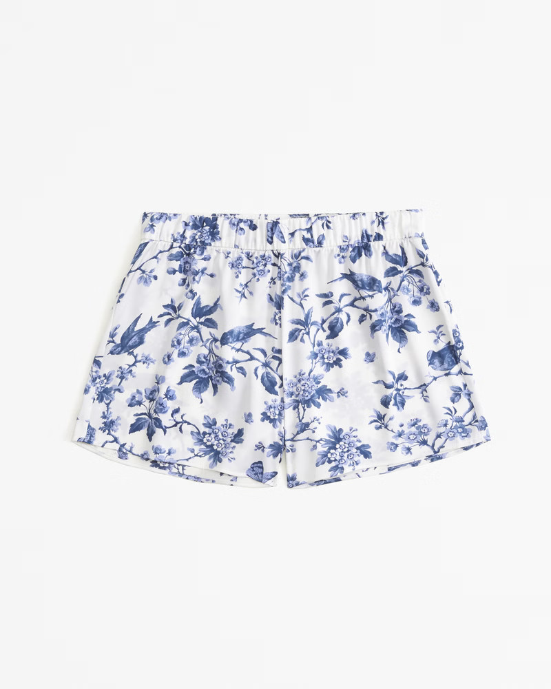 Satin Sleep Short | Abercrombie & Fitch (US)