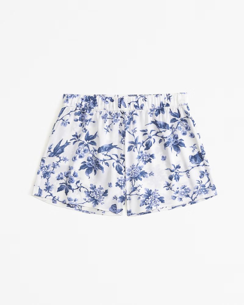 Women's Satin Sleep Short | Women's New Arrivals | Abercrombie.com | Abercrombie & Fitch (US)