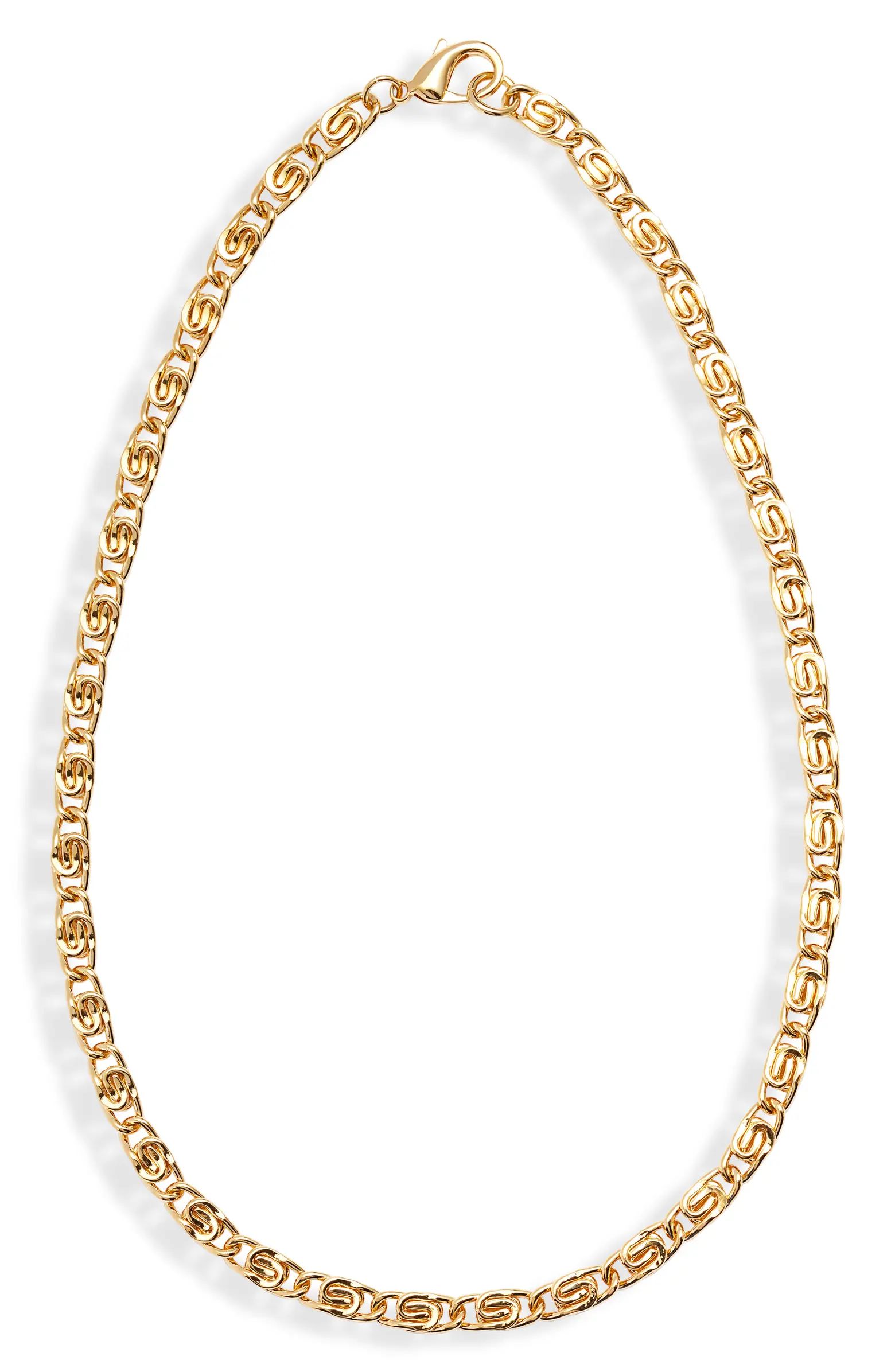 Snail Chain Collar Necklace | Nordstrom