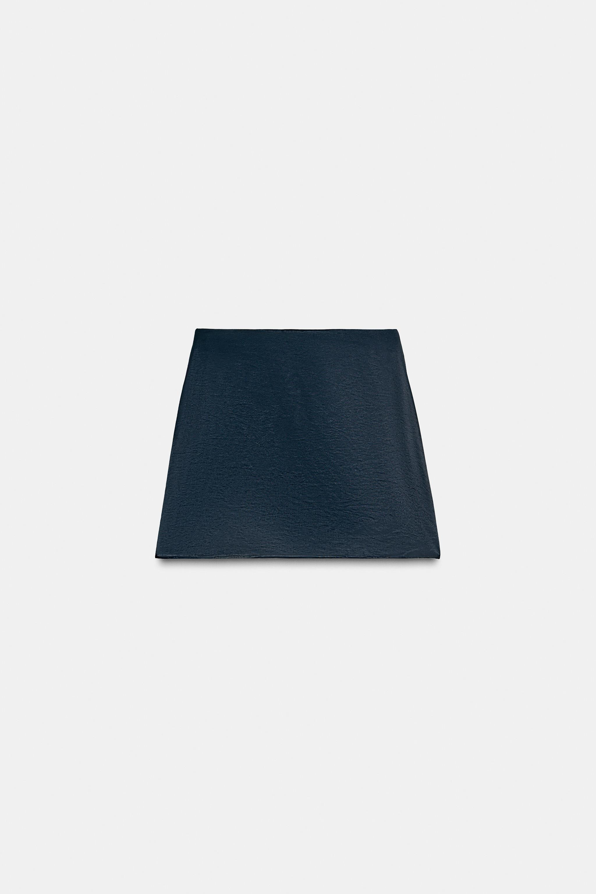 COMBINATION SATIN MINI SKIRT WITH LACE | Zara US