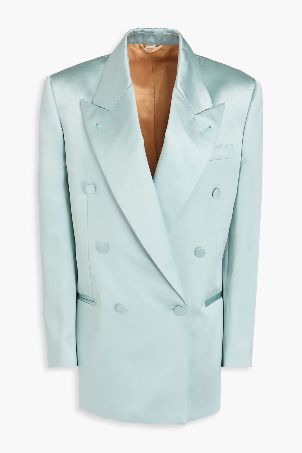 Double-breasted silk-satin blazer | The Outnet (APAC)