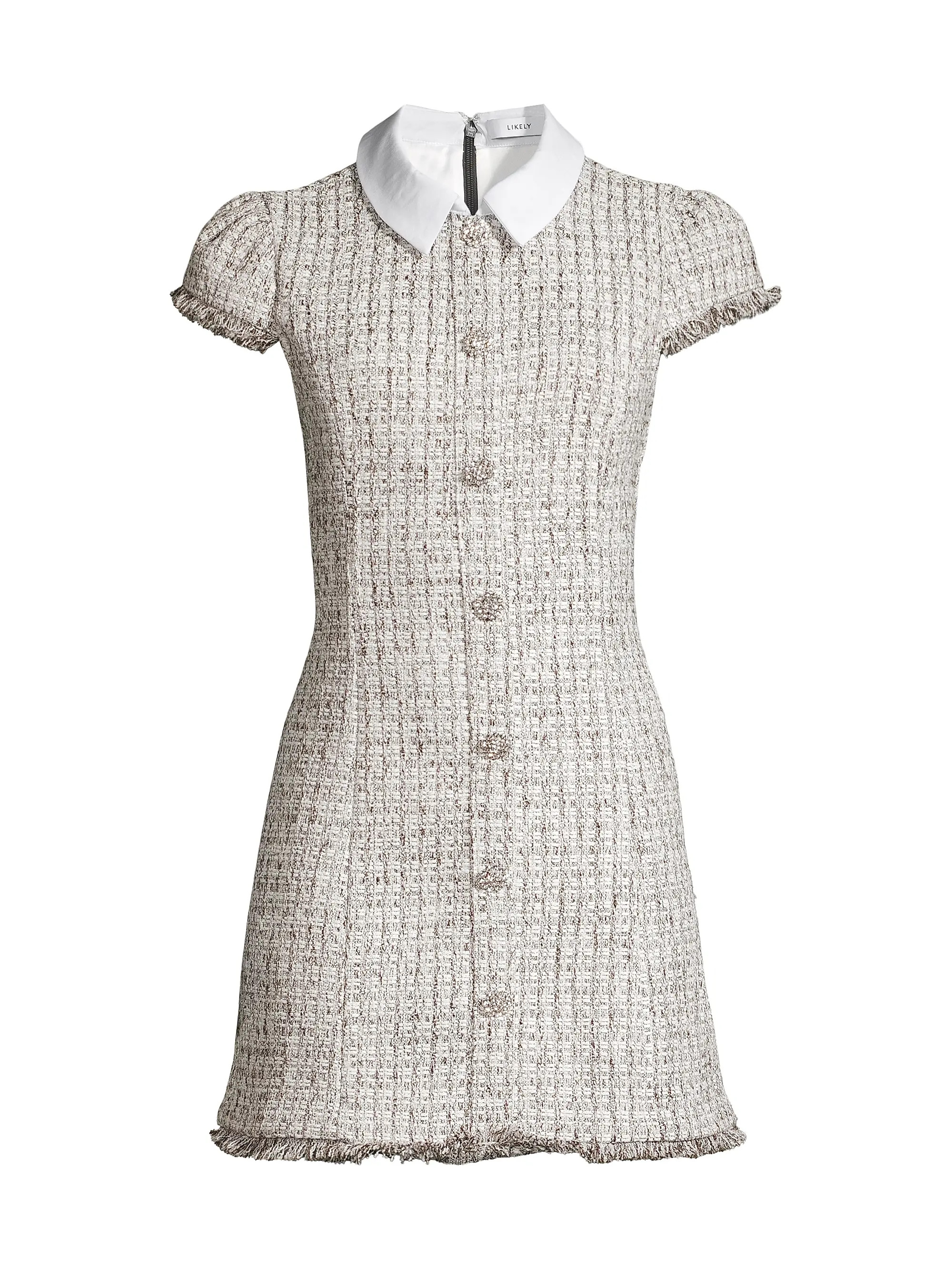 Riello Cotton Tweed Minidress | Saks Fifth Avenue