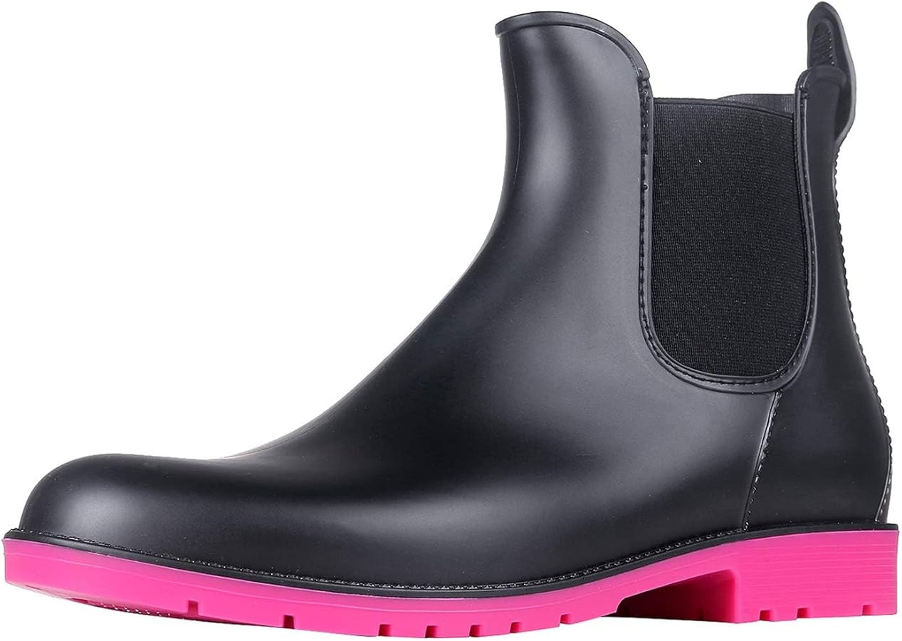 Asgard Women's Short Rain Boots Waterproof Ankle Chelsea Booties | Amazon (DE)