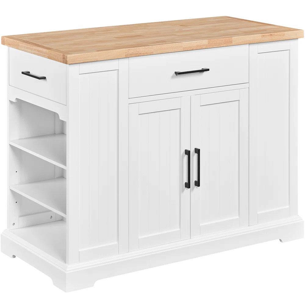 Londono Solid Wood Top Kitchen Island | Wayfair North America