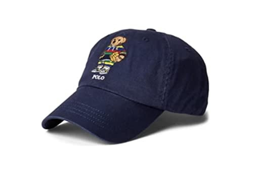 POLO RALPH LAUREN Men's Polo Bear Classic Sport Cap, Newport Navy, Blue, Graphic, One Size | Amazon (US)