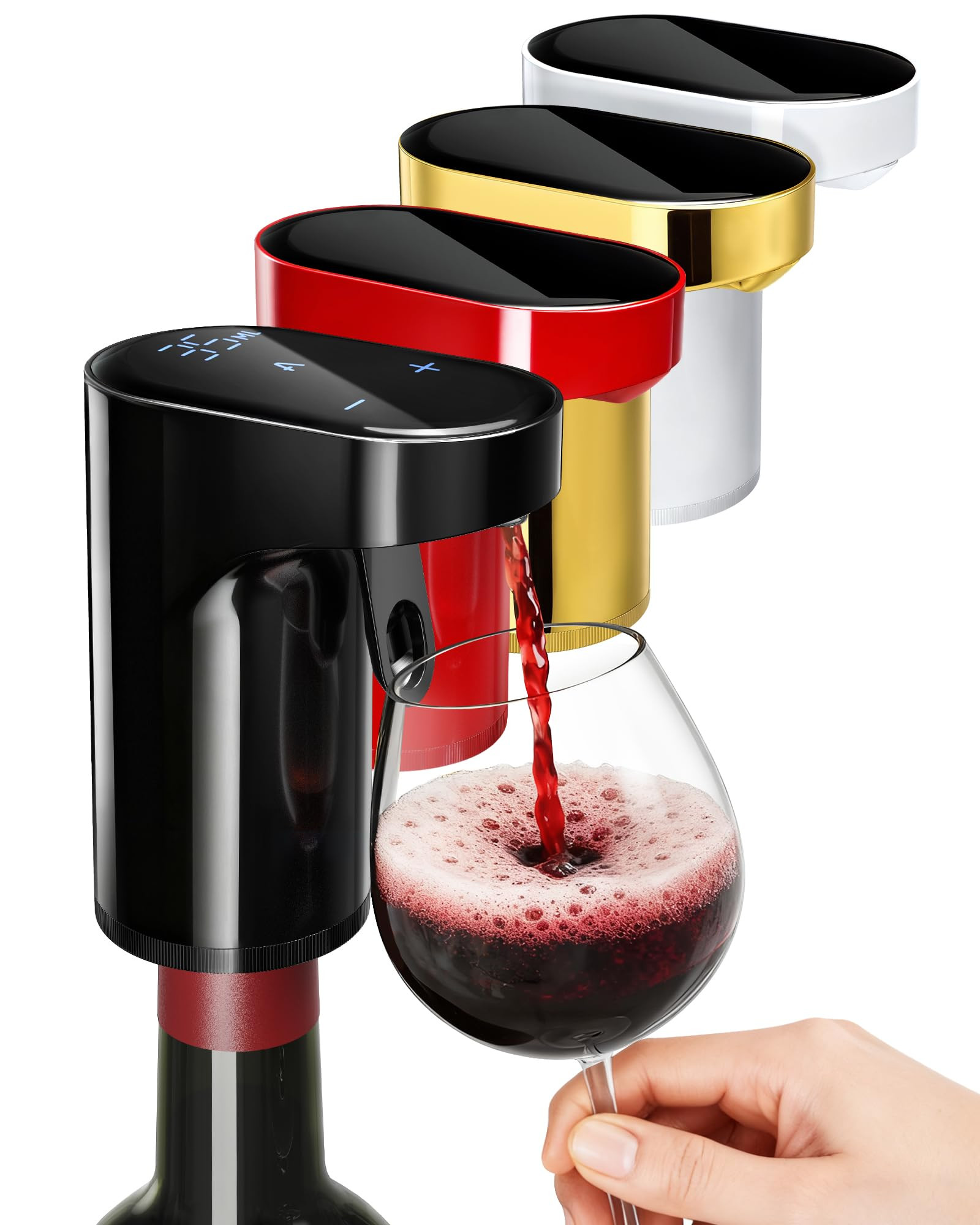 5-in-1 Electric Wine Decanter with Aerator,Digital Alcohol Bottle Dispenser Adjustable Dosing,Sma... | Amazon (US)