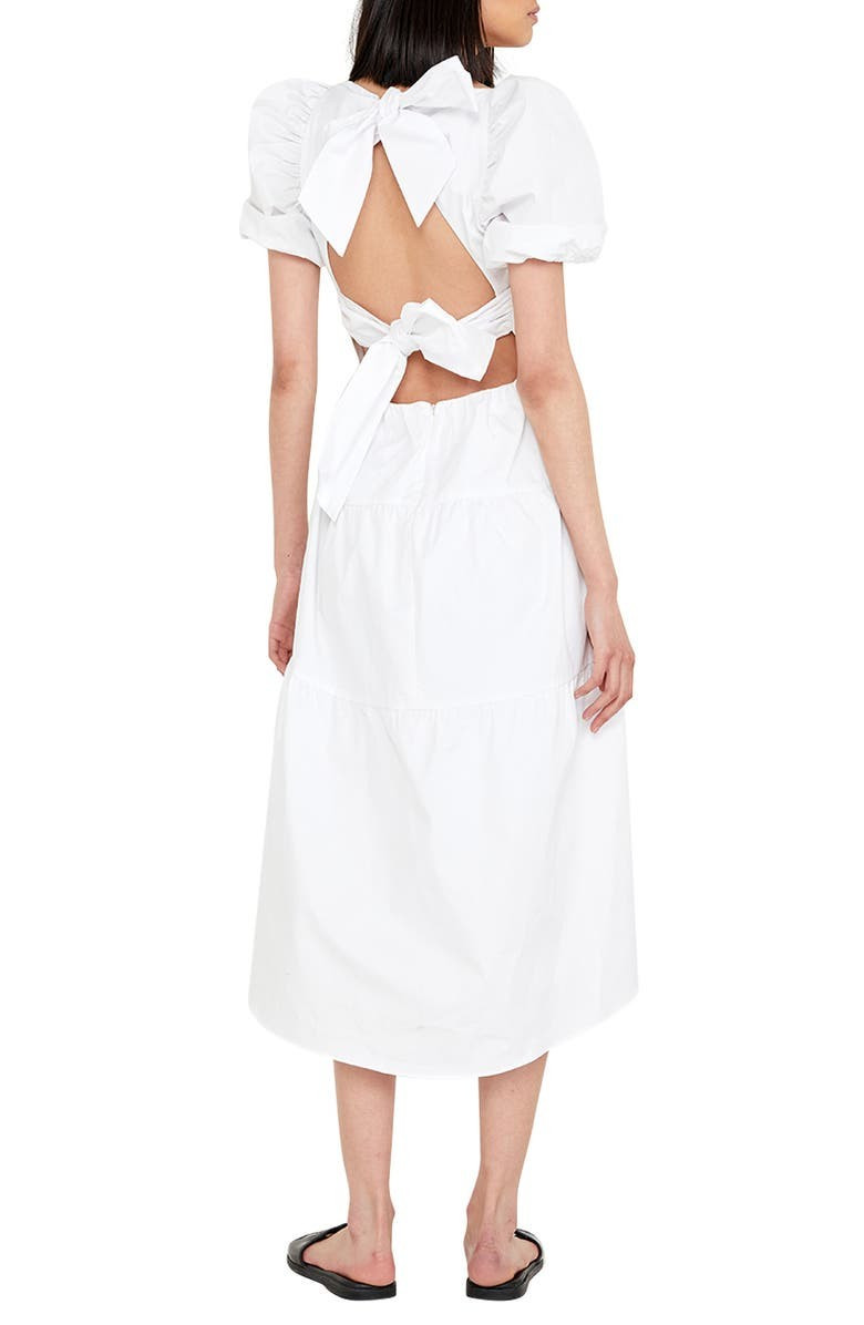 Tiered Cotton Midi Dress | Nordstrom