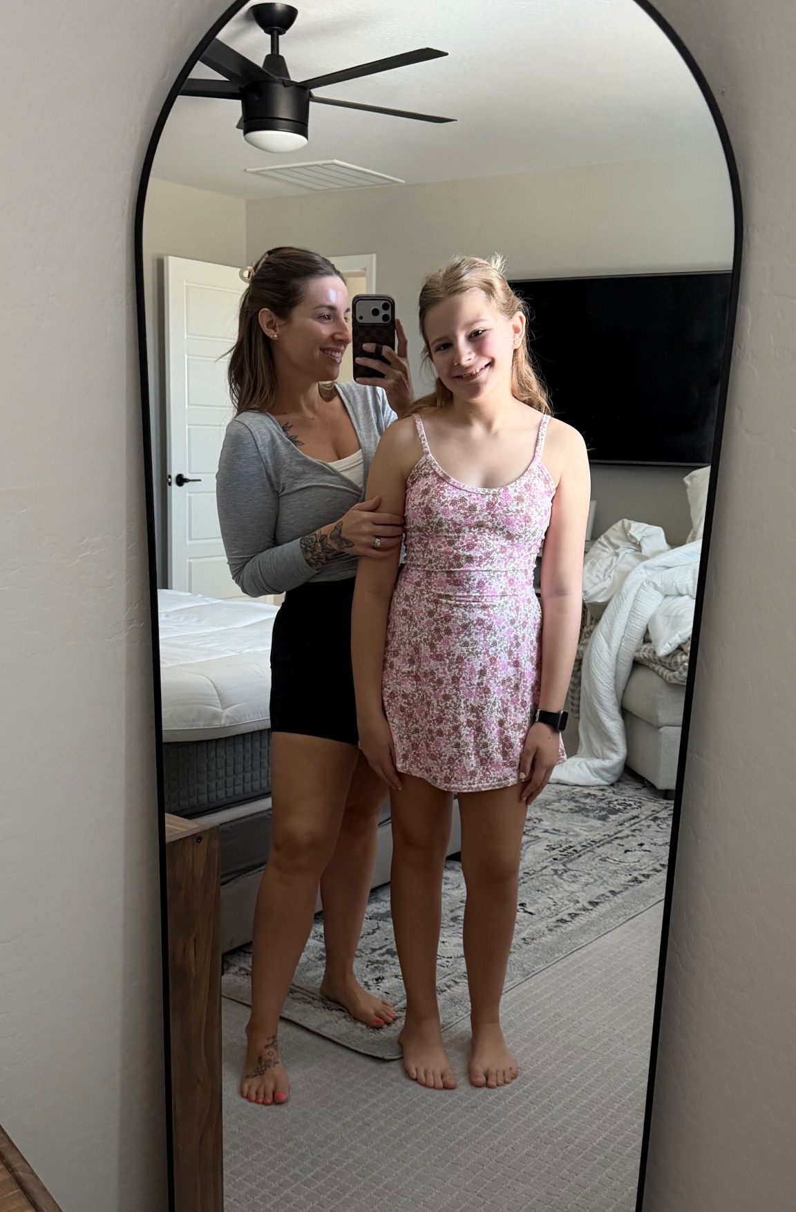 cutest activewear dress, Em is in a small.

#LTKPetite