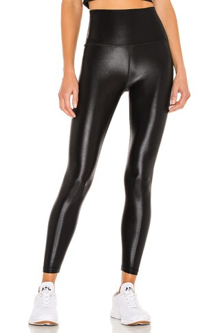 Beyond Yoga High Waisted Midi Legging in Black from Revolve.com | Revolve Clothing (Global)