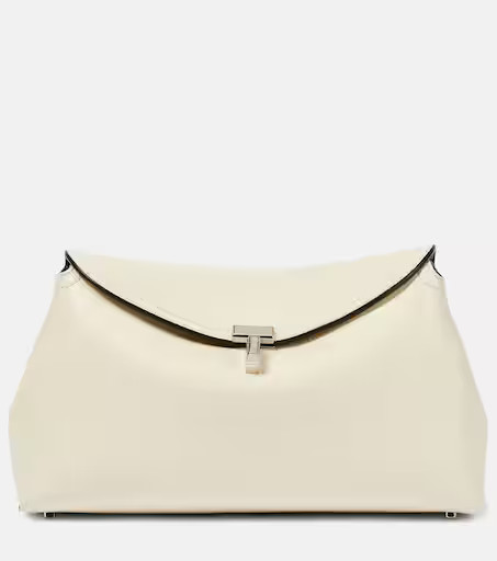 T-Lock leather clutch | Mytheresa (UK)