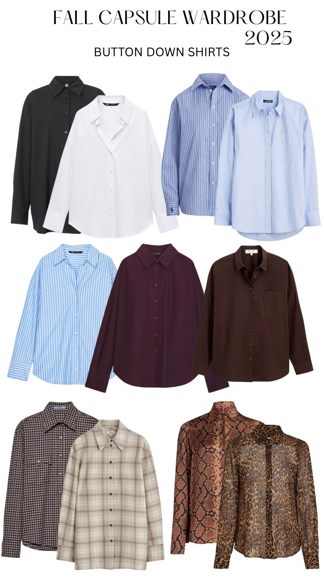 Shop fall essentials button down shirts for any occasion and any budget #falloutfit #buttondownshirt #fallcapsulewardrobe 

#LTKFindsUnder100 #LTKSeasonal #LTKFindsUnder50