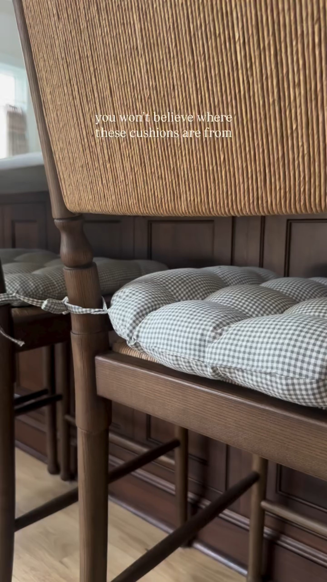 After considering custom cushions, I figured I’d try this pack of 4 from @amazon and I am SO glad I did. It’s truly the most perfect blue tone. They come in many other stunning patterns and sizes, RUN! 

Comment SHOP below to receive a DM with the link to this post on my LTK ⬇ https://liketk.it/5FHe5

#kitchendecor #kitchenstools #counterstools #amazonkitchen #amazonkitchenfinds #amazonhome #traditionalhome