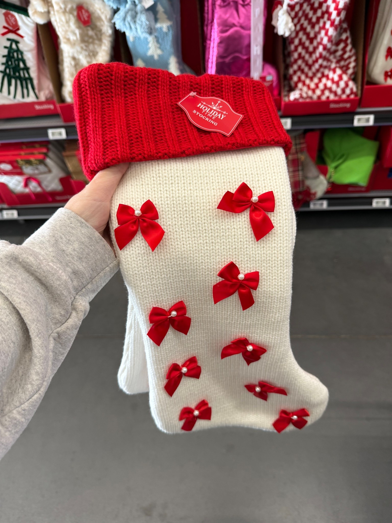 Cutest bow detail stockings for Christmas! Under $10!

#LTKHome #LTKHoliday #LTKSeasonal