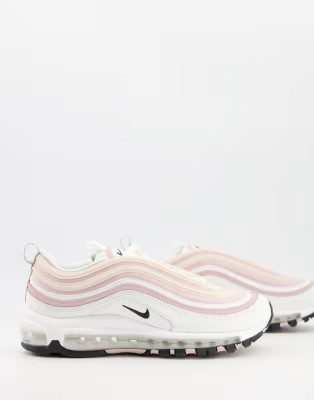 Nike Air Max 97 sneakers in summit white/orange pearl | ASOS (Global)