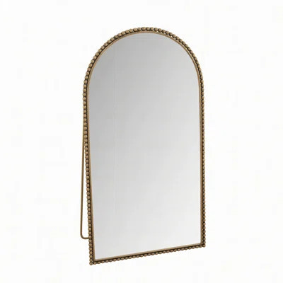 Iron Arch Retro Full Length Mirror With Supporting Feet, For Living Room, Bedroom (Gold) | Wayfair North America