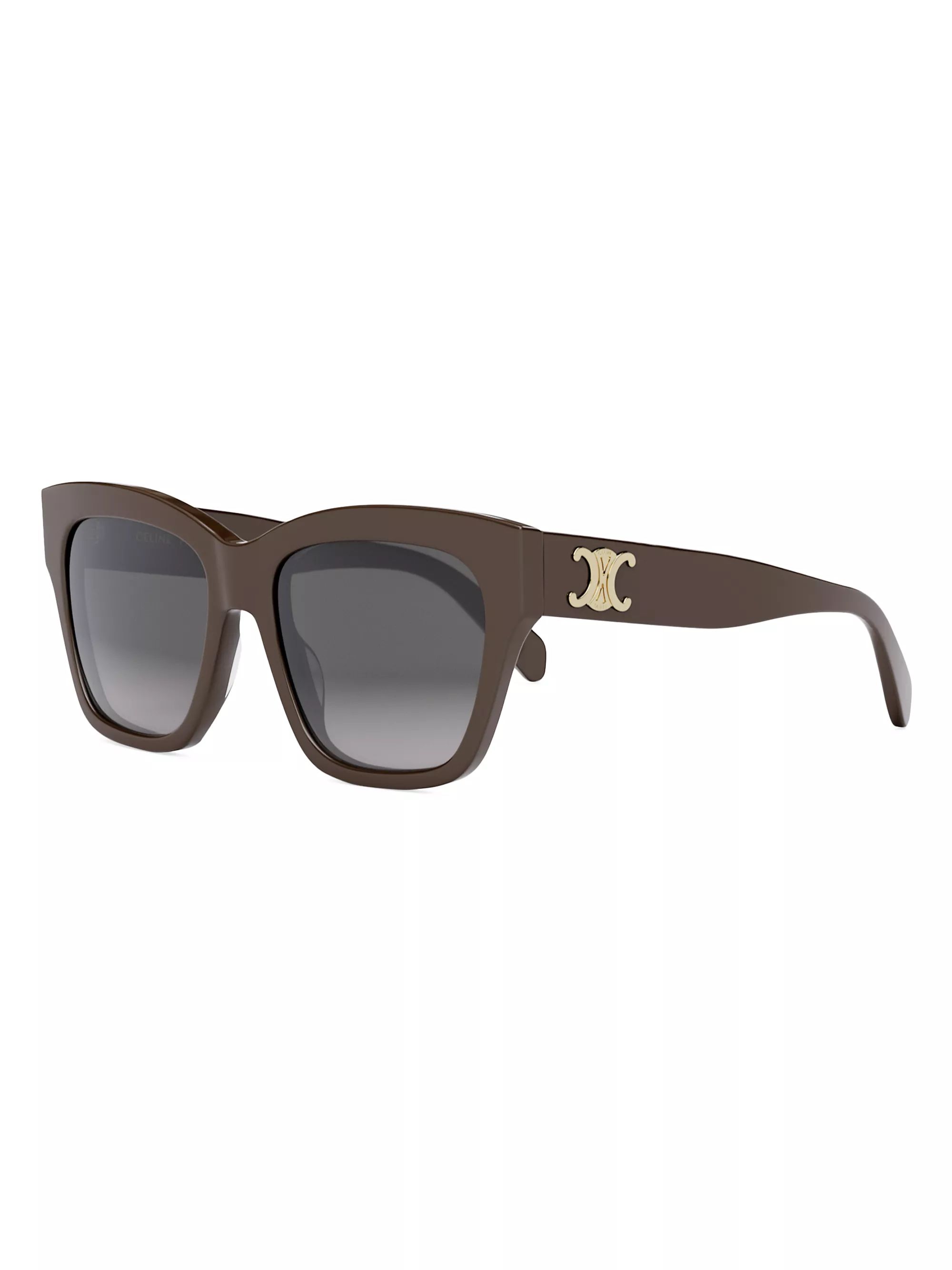 Triomphe 55MM Geometric Sunglasses | Saks Fifth Avenue