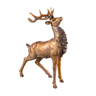 16"H Standing Reindeer Statue | Wayfair Professional