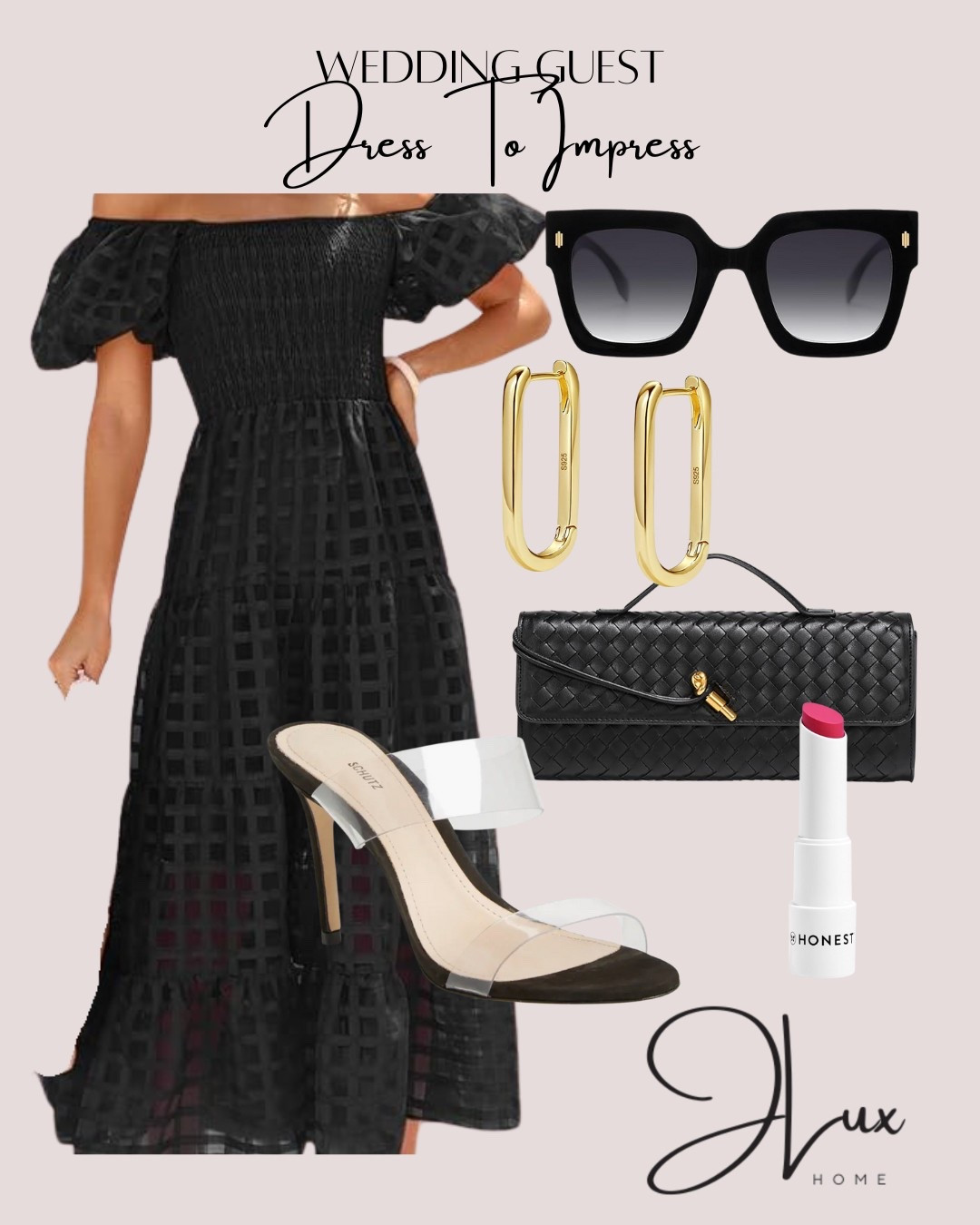 Black tie wedding guest outfit 🖤

Black dress. Off the shoulder. Black clutch. Black heels  

#LTKShoeCrush #LTKFindsUnder100 #LTKWedding