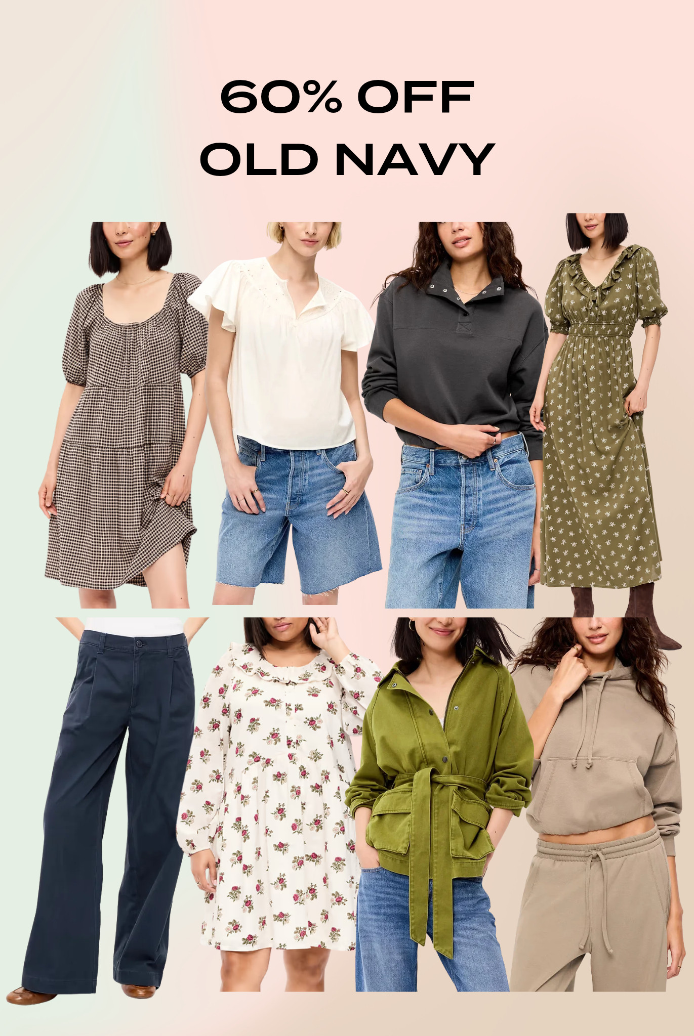 Old Navy 60% off sale!

#LTKootd #LTKSeasonal #LTKSaleAlert