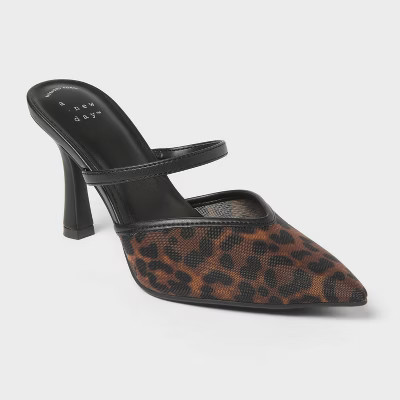 Women’s Sonia Heels with Memory Foam Insole – A New Day™ Light Brown 9.5 | Target