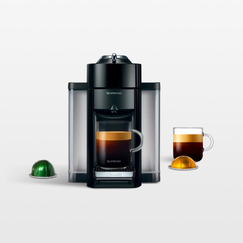 Nespresso by De'Longhi Black Vertuo Coffee and Espresso Machine + Reviews | Crate & Barrel | Crate & Barrel