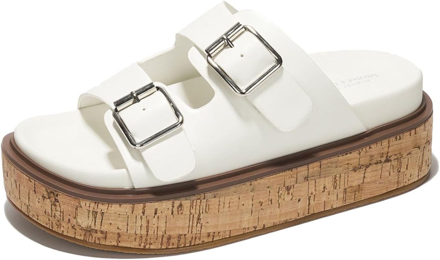 Wedge Sandals for Women, Leather Summer Sandals w/Memory Foam Insole Wedges for women - Platform ... | Amazon (US)