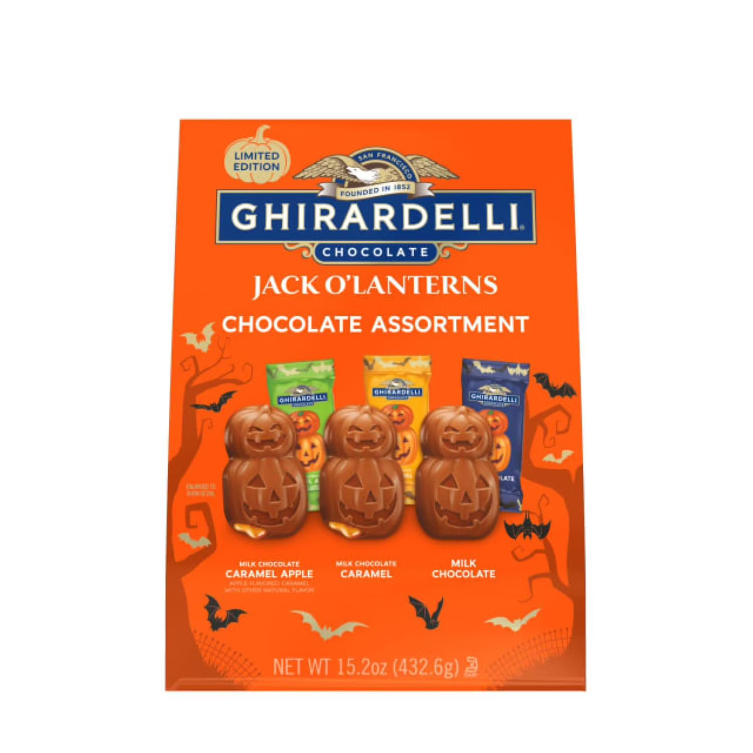 Ghirardelli Premium Jack-O-Lantern Chocolate Candy Variety Pack, 15.2 oz. | Sam's Club