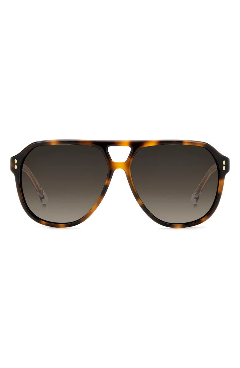 Isabel Marant 60mm Gradient Pilot Sunglasses | Nordstrom | Nordstrom