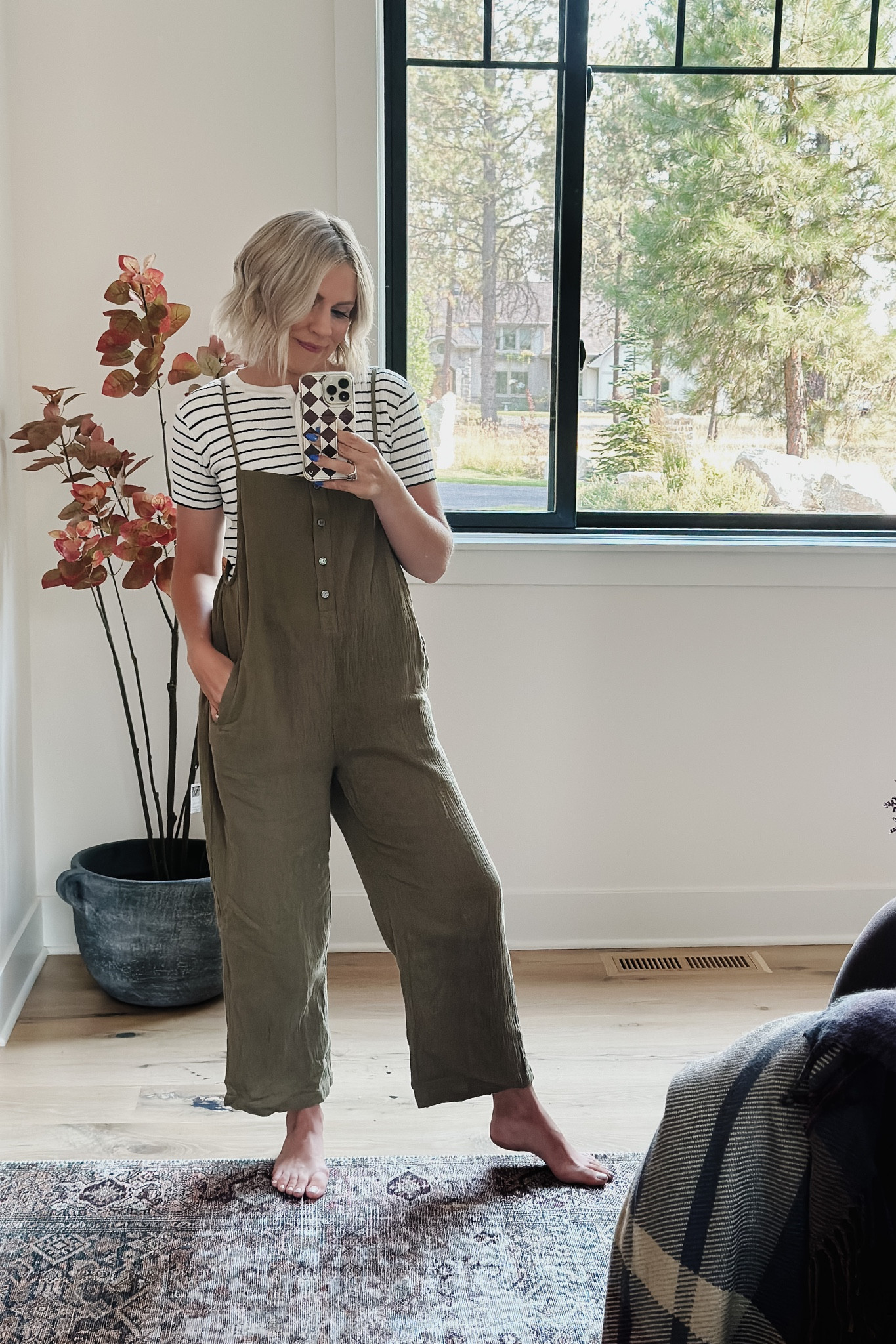 Cutest, and most comfortable romper/jumpsuit ever! Perfect summer to fall transition outfit! 

#LTKstyletip #LTKSeasonal #LTKunder100