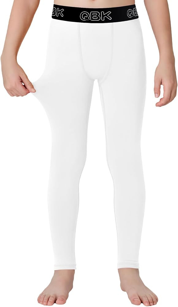 QBK Toddler Compression Pants-2T to 16Y Boys Base Layer Leggings | Amazon (US)