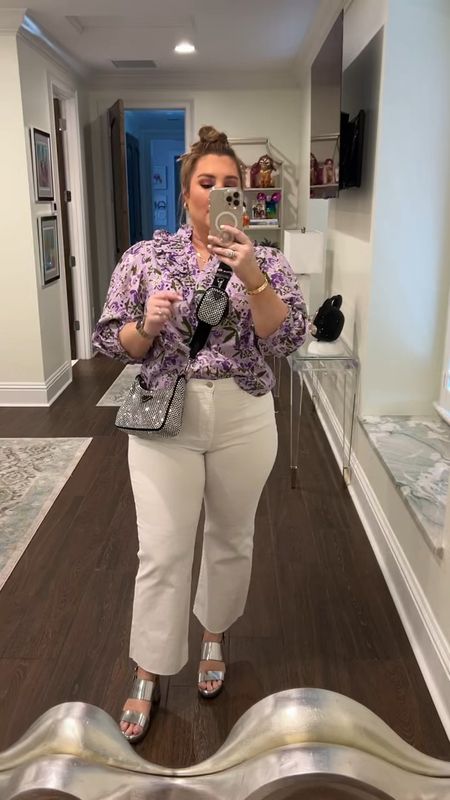 Had a packed Sunday yesterday with family 🤍 full outfit is shop avara of course! This top and these white jeans would make the cutest Easter outfit!!! 

#LTKfindsunder100 #LTKVideo #LTKSeasonal