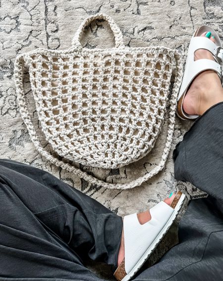 Madewell code: LTK20. Madewell, crochet bag, crossbody bag, summer bag, rope bag, Birkenstock, Birkenstocks 

#LTKxMadewell #LTKItBag #LTKSaleAlert