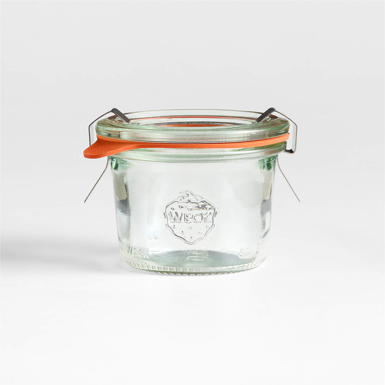 Weck 2.7-oz. Glass Mini Mold Jar + Reviews | Crate & Barrel | Crate & Barrel