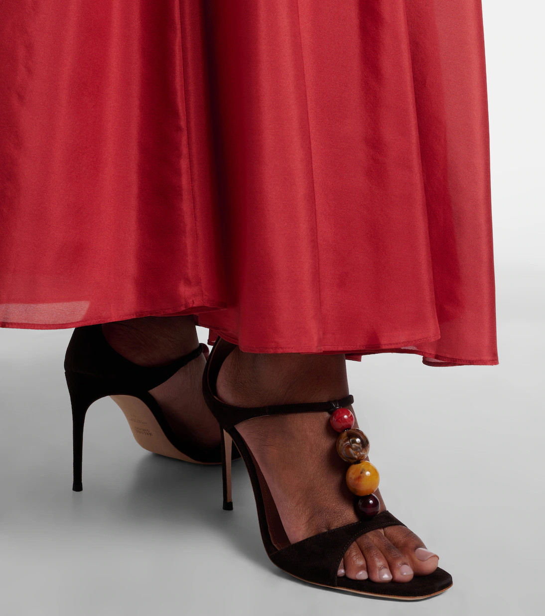Lena beaded suede sandals | Mytheresa (UK)